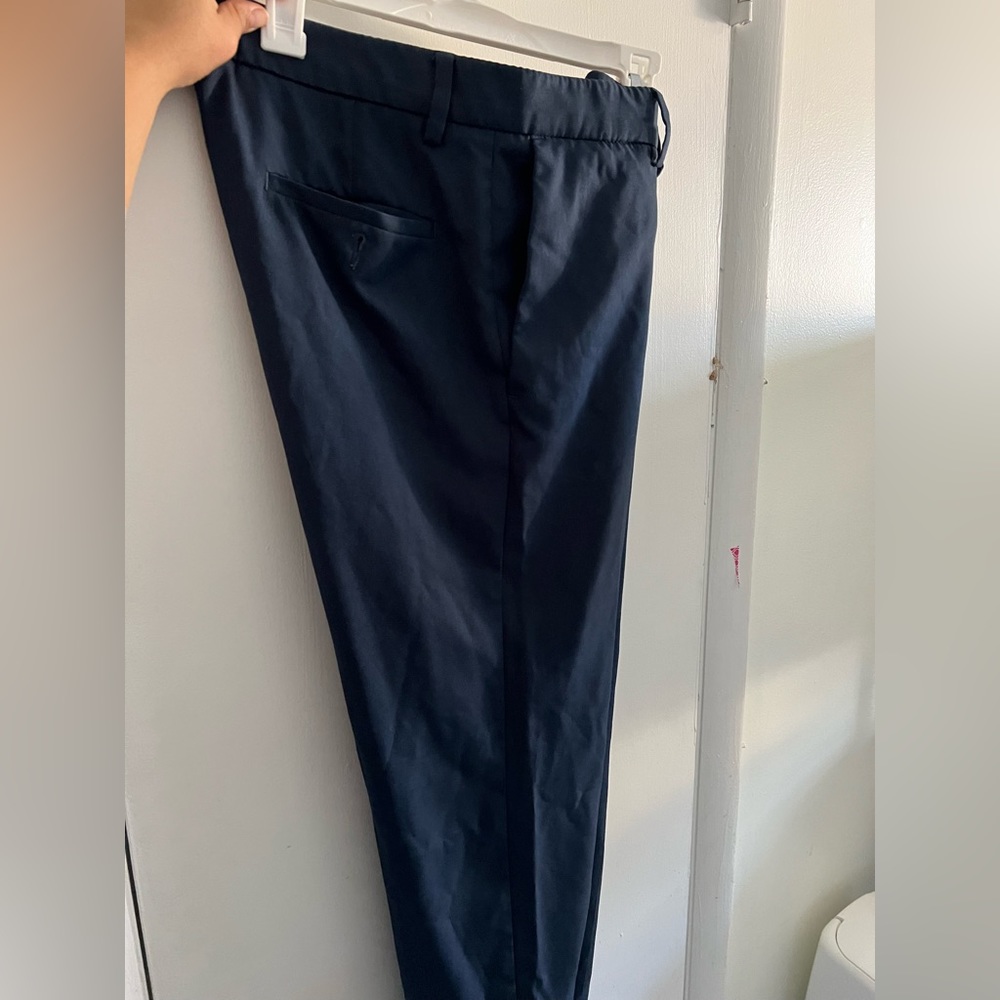 Blue Slacks. Haggar Cool Pro